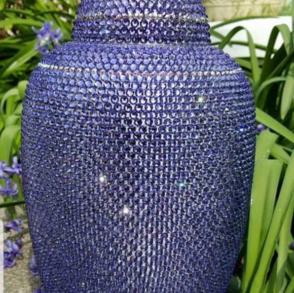 💜 Custom Urn Swarovski Crystals 1000's Handset ⭐ - Picture 7 of 7